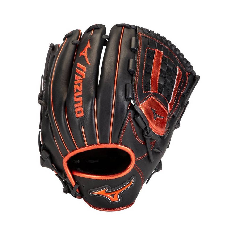 Luva Baseball Mizuno MVP Prime SE Pitcher 12" - Homem - Pretas/Vermelhas - INZVF6910